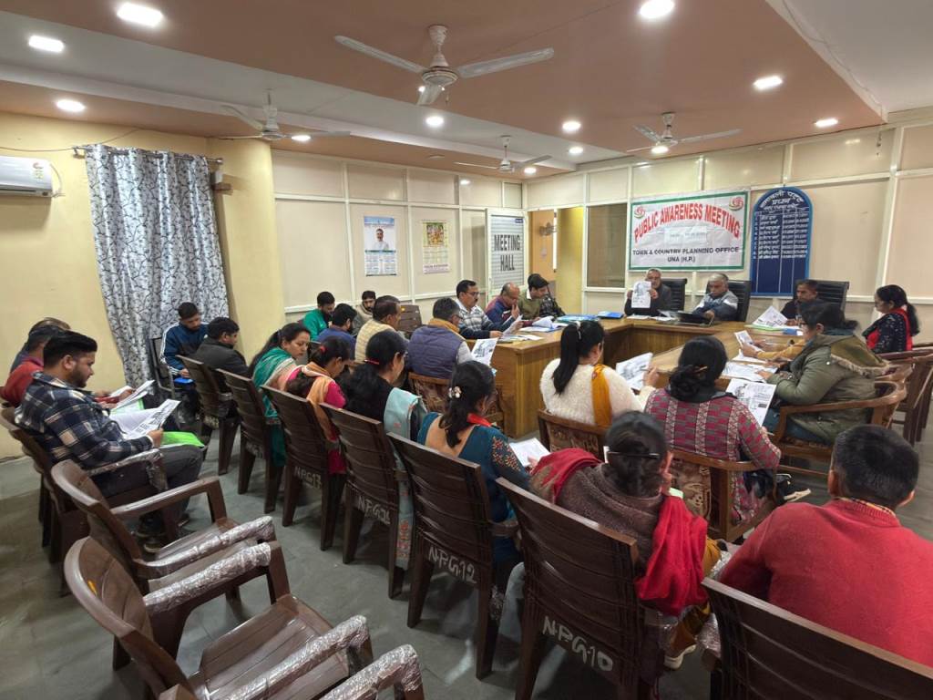 A public awareness camp was organized in Gagret to promote planned development and prevent illegal construction